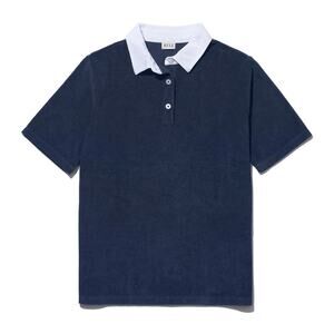 NWT Kule Terry Polo in Navy Sz XS